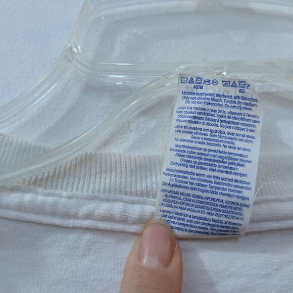 Planet Fitness T Shirt Employee Uniform White Spell Out Mens 3X - Picture 7 of 8